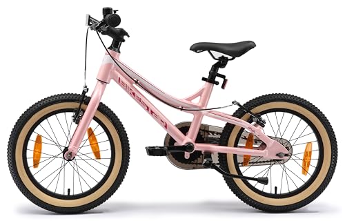 B086QNTF5N gal 2 69cfc1af29341 BIKESTAR Bicicletta Bambini 4 Anni da 16 Pollici Telaio in Alluminio | Bici per Bambino et Bambina Mountainbike con Freno V-B