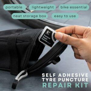 VeloChampion Kit di Riparazione forature Toppe autoadesive per Pneumatici da Bici per Strada, MTB, BMX, ebike | per forature - immagine 3