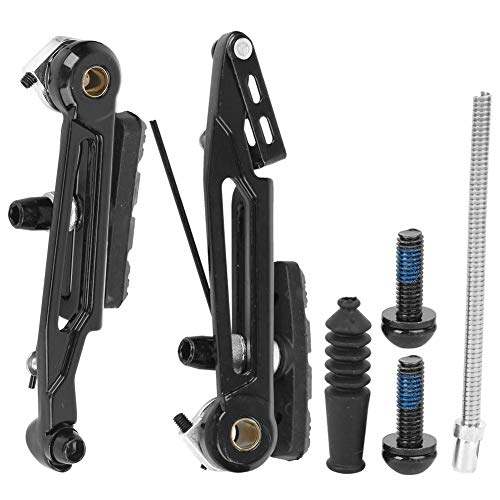 B08C5HP169 gal 0 69cfc07f12b0c LetCart Bicicletta V Brake Folding- Una Coppia di Parti in Lega di Alluminio ad Alta Resistenza Pieghevole Nero Braccio Lungo