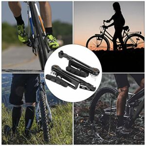 LetCart Bicicletta V Brake Folding- Una Coppia di Parti in Lega di Alluminio ad Alta Resistenza Pieghevole Nero Braccio Lungo - immagine 3