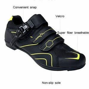 Scarpe da Ciclismo Antiscivolo, Scarpe da Strada e Mountain Bike Traspiranti in Fibra di Carbonio, Scarpe Sportive Assistite - immagine 3