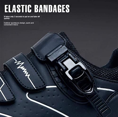 B08DDFVD28 gal 3 69cf8eaaaa56c Scarpe da Ciclismo Antiscivolo, Scarpe da Strada e Mountain Bike Traspiranti in Fibra di Carbonio, Scarpe Sportive Assistite