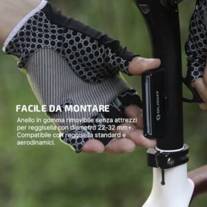 OLIGHT SEEMEE 30C Luce Posteriore Per Bicicletta LED 30 LUMEN Torcia Bici Rossa 5 Modalità Impermeabile IPX6 TYPE-C Fanale Po - immagine 5