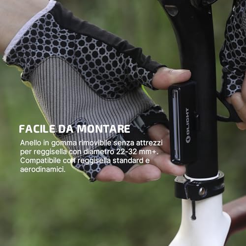 B08F29GMYP gal 3 69cfa59e3e11c OLIGHT SEEMEE 30C Luce Posteriore Per Bicicletta LED 30 LUMEN Torcia Bici Rossa 5 Modalità Impermeabile IPX6 TYPE-C Fanale Po