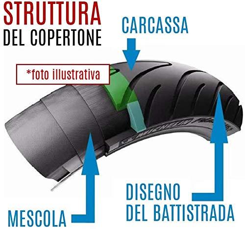 B08HZGT74K gal 2 69cfa093c6d34 ECOVELO' 2 COPERTONI MTB 26 x 1.95 (50-559) + 2 CAMERE D'ARIA PER MTB BICICLETTA NERO BICI MOUNTAIN BIKE