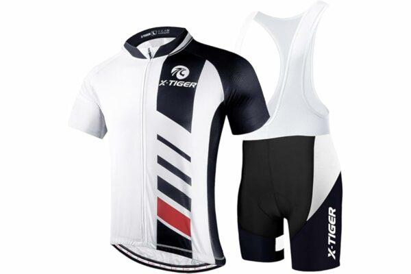 B08TBDVRYW 69cf8c44a2bb6 X-TIGER Ciclismo Uomo 5D Gel Salopette Pantaloncini Corti Imbottiti Set di Abbigliamento Ciclista