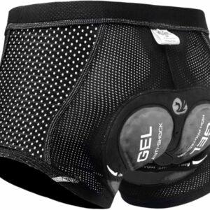 X-TIGER Ciclismo Uomo 5D Gel Imbottito Boxer Traspirante Biancheria Intimo Mutande Pantaloncini da Ciclismo Bici