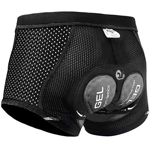 B08TGG628H gal 0 69cf8bc3ec504 X-TIGER Ciclismo Uomo 5D Gel Imbottito Boxer Traspirante Biancheria Intimo Mutande Pantaloncini da Ciclismo Bici