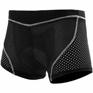 X-TIGER Ciclismo Uomo 5D Gel Imbottito Boxer Traspirante Biancheria Intimo Mutande Pantaloncini da Ciclismo Bici - immagine 4