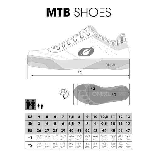 O'Neal Pinned SPD Shoe Scarpe Pinned SPD V.22 per Adulti/Unisex, Nero/Grigio, 36Unisex - Adulto 2 B096FZWP3H gal 1 69cf8f0371669 O'Neal Pinned SPD Shoe Scarpe Pinned SPD V.22 per Adulti/Unisex, Nero/Grigio, 36Unisex - Adulto