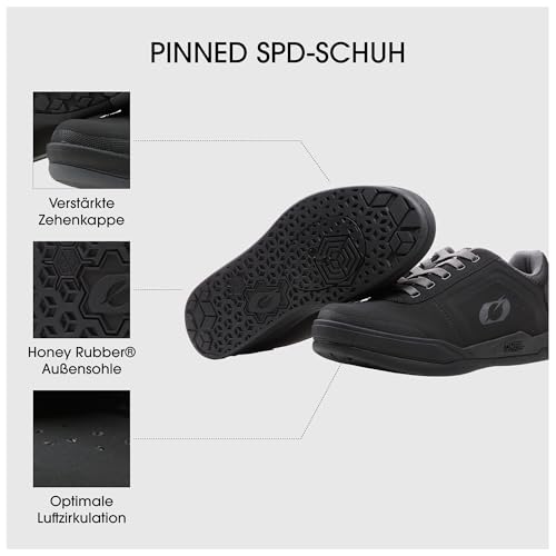 O'Neal Pinned SPD Shoe Scarpe Pinned SPD V.22 per Adulti/Unisex, Nero/Grigio, 36Unisex - Adulto 4 B096FZWP3H gal 3 69cf8f09eb640 O'Neal Pinned SPD Shoe Scarpe Pinned SPD V.22 per Adulti/Unisex, Nero/Grigio, 36Unisex - Adulto