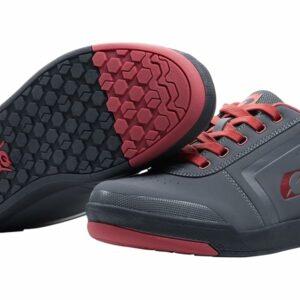 O'Neal - Pinned Flat Pedal Shoe, Scarpe Pinned Flat V.22 per Adulti/Unisex, Nero/Grigio, 40 Unisex - Adulto