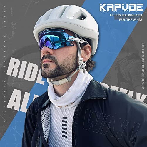 B09QW55MLX gal 1 69cfbc7b19cca KAPVOE Ciclismo Occhiali Mountain Bike Sport Occhiali da Sole Bike Equitazione Moto BMX Uomini Donne K2