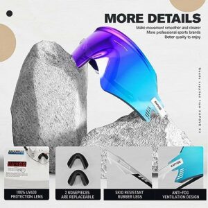 KAPVOE Ciclismo Occhiali Mountain Bike Sport Occhiali da Sole Bike Equitazione Moto BMX Uomini Donne K2 - immagine 4