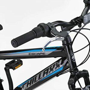 Chillaxx Bike Escape Premium Mountain Bike da 24 e 26 pollici, per ragazze, ragazzi, uomini e donne, cambio a 21 marce 9 Chillaxx Bike Escape Premium Mountain Bike da 24 e 26 pollici, per ragazze, ragazzi, uomini e donne, cambio a 21 marce - immagine 5