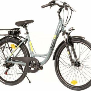 Nilox, E-Bike X7 f, Trekking Bike con Pedalata Assistita, 80 km di Autonomia, Fino a 25 km/h, Motore Bafang 36 V 250 W, Batte