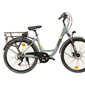 Nilox, E-Bike X7 f, Trekking Bike con Pedalata Assistita, 80 km di Autonomia, Fino a 25 km/h, Motore Bafang 36 V 250 W, Batte - immagine 3