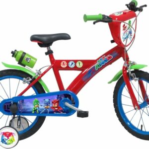 PJ MASKS Bici 16'', Bicicletta Bambino, Rosso - immagine 1