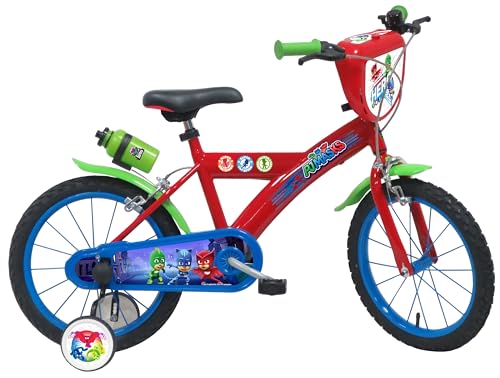 B09T3KG3SZ gal 0 69cfa39f09e69 PJ MASKS Bici 16'', Bicicletta Bambino, Rosso