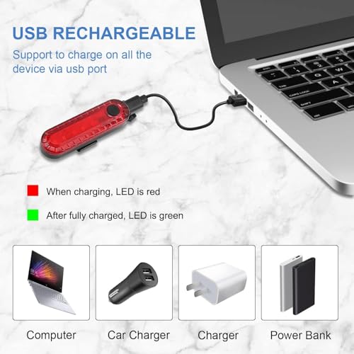 EBUYFIRE Luce Posteriore Bici da Corsa con 4 Modalità LED, Installazione Senza Attrezzi - USB Ricaricabile, IPX4 Impermeabile 4 B09Z65WJ97 gal 3 69cfa58cdb150 EBUYFIRE Luce Posteriore Bici da Corsa con 4 Modalità LED, Installazione Senza Attrezzi - USB Ricaricabile, IPX4 Impermeabile