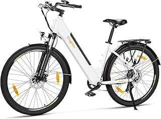 B09ZP6ZLNF 69cf81855dcec Eleglide Bicicletta elettrica da trekking, bicicletta elettrica T1 Step-Thru, 27,5", bici da trekking, E-Citybike con batt...