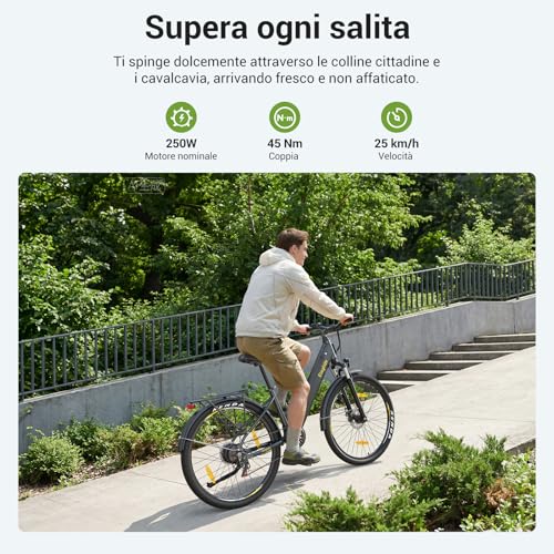 B09ZP6ZLNF gal 3 69cf81898f3b1 Eleglide Bicicletta elettrica da trekking, bicicletta elettrica T1 Step-Thru, 27,5", bici da trekking, E-Citybike con batt...