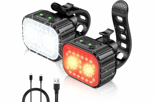 B0B3SX6QPQ-69cfa52dda5b7 B0B3SX6QPQ 69cfa52dda5b7 CIRYCASE Luci Bici Anteriori & Posteriori, USB Ricaricabile Luci Bicicletta LED Super Luminosa, Impermeabile IPX6 Luce Bici,