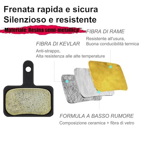 4 Paia Pastiglie Freno di Bicicletta per B01s TRP Tektro Deore, Pastiglie Freni Bici MTB a Disco in Resina Semimetallo 3 B0B82B8Q5X gal 2 69cf9f5f5d6e6 4 Paia Pastiglie Freno di Bicicletta per B01s TRP Tektro Deore, Pastiglie Freni Bici MTB a Disco in Resina Semimetallo