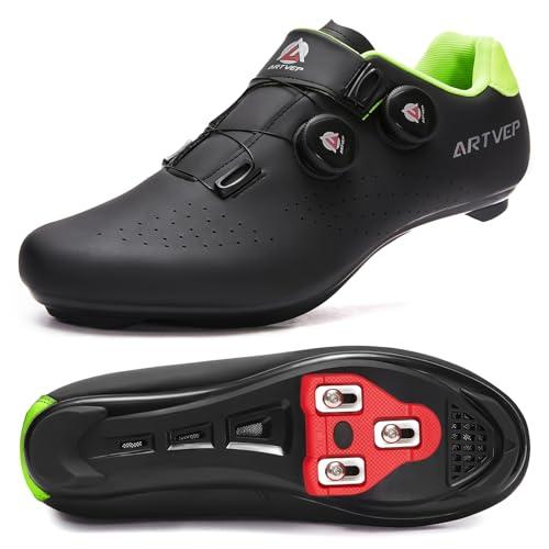 B0B9M73LLR gal 0 69cf8e559ff8a Scarpe da Ciclismo da Uomo Scarpe da Bici da Strada Compatibile con SPD e Delta Blocco Pedale Scarpe da Bicicletta Compatible