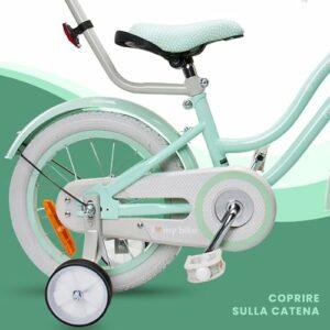 sun baby Heart Bike Bicicletta per una bambina, 12 14 16 pollici, 2-6 anni, bicicletta per bambini con rotelle con manubrio r 9 sun baby Heart Bike Bicicletta per una bambina, 12 14 16 pollici, 2-6 anni, bicicletta per bambini con rotelle con manubrio r - immagine 5