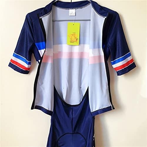 B0BHLGXG4F gal 3 69d0c064ea595 Triathlon Trisuit Uomo Elite Manica Corta Trisuit Maglia da Ciclismo da Uomo Body Intero (Colore Nero, Taglia XXXX-Large)