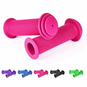 URAQT Manopole per Bicicletta per Bambini, 1 Paio 22mm Manopole Gomma Antiscivolo per Bambino, Manopole Manubrio Bici Manopol - immagine 2
