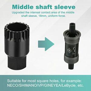 Homord Kit Attrezzi Bici, Chiave a Frusta con Bici Chiave Pacco Pignoni, Kit Catena Bici Frusta per Catena Freewheel Removal - immagine 5