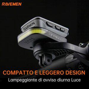 RAVEMEN FR160 Compatibile con Garmin Ciclocomputer, 6 modalità di illuminazione Ciclismo Accessori per Luce Lampeggiante di a 7 RAVEMEN FR160 Compatibile con Garmin Ciclocomputer, 6 modalità di illuminazione Ciclismo Accessori per Luce Lampeggiante di a - immagine 3