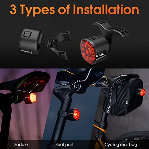 B0BYNFXM2T gal 3 69cfa74589b25 Luci Posteriori Bicicletta Intelligenti - NIUAWASA Rilevamento Della Frenata Auto On/Off Luci Posteriori Bici Ricaricabile US