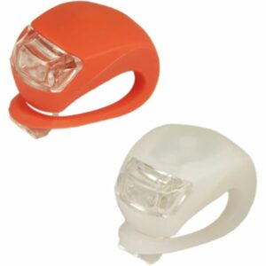 LEOFLA Kit di 2 Luci LED per Bicicletta di Sicurezza Bici Anteriore E Posteriore Bike - immagine 1