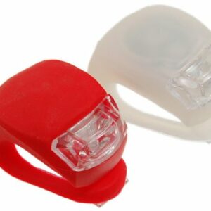 LEOFLA Kit di 2 Luci LED per Bicicletta di Sicurezza Bici Anteriore E Posteriore Bike - immagine 5