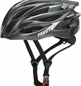 Favoto Casco da Bicicletta - Certificato CE per Corsa MTB Ciclismo Leggero - Protezione di Sicurezza per Uomo Donne Adulti...