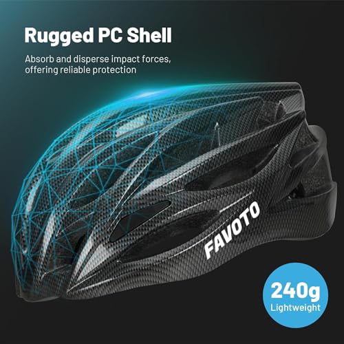 B0C6PFFXJ4 gal 1 69ce4c961e821 Favoto Casco da Bicicletta - Certificato CE per Corsa MTB Ciclismo Leggero - Protezione di Sicurezza per Uomo Donne Adulti...