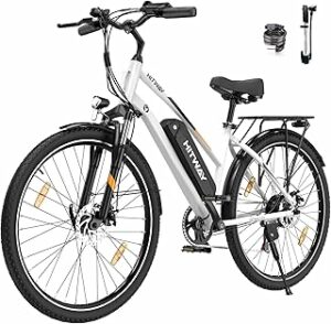 HITWAY 28" Bicicletta Elettrica, City E-bike Unisex Adulto, Bici Elettrica con Batteria Rimovibile 36V 12Ah, Motore 250W, ...