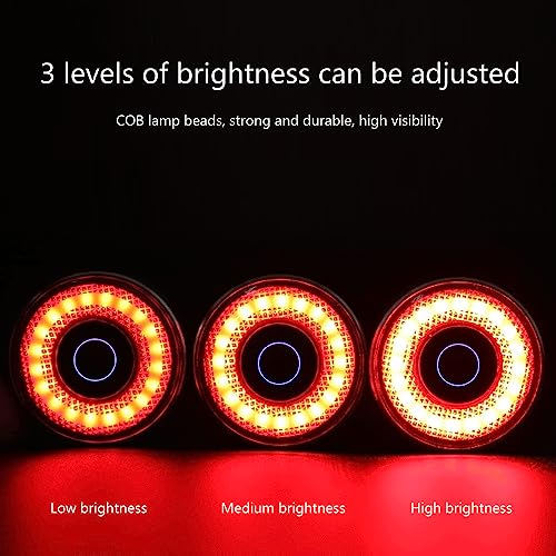 B0CB8B9XMZ gal 3 69cfa6e5420e3 Fanale Posteriore per Bicicletta, Ricarica USB Fanale Posteriore Freno Intelligente,Luci Posteriori Intelligenti con Rilevame