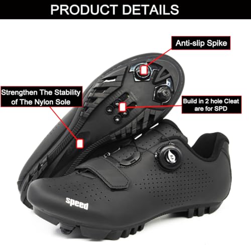 B0CCF47PFG gal 3 69cf8e35659c9 Hixingo Scarpe da Ciclismo Uomo Donna, Scarpe da Mountain Bike per Bici da Strada, Scarpe MTB Road SPD Scarpe da Ciclismo da