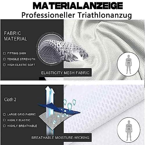 Uomo Pro Trifunzione Manica Corta Sport All'aperto Abbigliamento Triathlon, per Corsa A Piedi Nuoto, Ciclismo Body 3 B0CCY9TQBV gal 2 69d0bf5a70758 Uomo Pro Trifunzione Manica Corta Sport All'aperto Abbigliamento Triathlon, per Corsa A Piedi Nuoto, Ciclismo Body