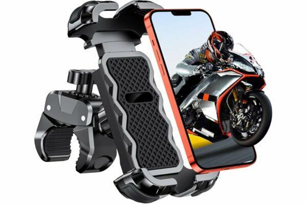 B0CDKL7NXD 69cf9f326840d Babacom Porta Cellulare Moto, [Ultra Stabile & 1S Blocco Rapido] Porta Cellulare Bici per Universale Manubrio, 360° Rotabile