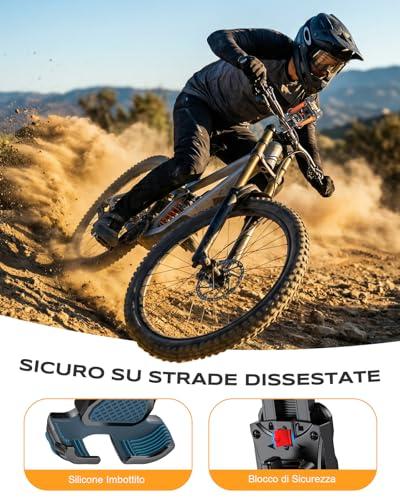 B0CDKL7NXD gal 2 69cf9f38c17bc Babacom Porta Cellulare Moto, [Ultra Stabile & 1S Blocco Rapido] Porta Cellulare Bici per Universale Manubrio, 360° Rotabile
