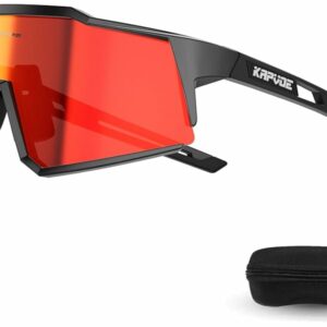 KAPVOE Polarizzati Occhiali Da Ciclismo Con 1 Lenti o 4 lenti Intercambiabili TR90 Sport Occhiali Da Sole Donne Uomini K9022