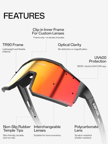 KAPVOE Polarizzati Occhiali Da Ciclismo Con 1 Lenti o 4 lenti Intercambiabili TR90 Sport Occhiali Da Sole Donne Uomini K9022 2 B0CGLNQ9X8 gal 1 69cfbaf750ff8 KAPVOE Polarizzati Occhiali Da Ciclismo Con 1 Lenti o 4 lenti Intercambiabili TR90 Sport Occhiali Da Sole Donne Uomini K9022