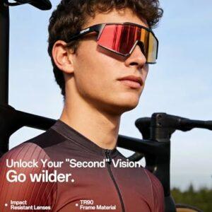 KAPVOE Polarizzati Occhiali Da Ciclismo Con 1 Lenti o 4 lenti Intercambiabili TR90 Sport Occhiali Da Sole Donne Uomini K9022 8 KAPVOE Polarizzati Occhiali Da Ciclismo Con 1 Lenti o 4 lenti Intercambiabili TR90 Sport Occhiali Da Sole Donne Uomini K9022 - immagine 4