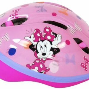 Bicicletta da Bambino 12' Minnie Disney Dotata di 1 Freno, Cestino Anteriore, Porta Bambola Posteriore, parafanghi + Casco In - immagine 4