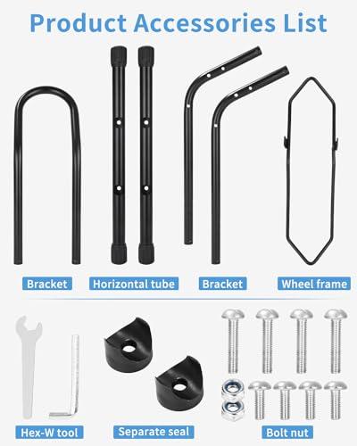 B0CN15DRL6 gal 2 69cfb97a68c07 Huifoo Cavalletto Supporto Parcheggio Bici, Cavalletto per Bicicletta da 16 a 29 Pollici, Supporto Professionale per Biciclet